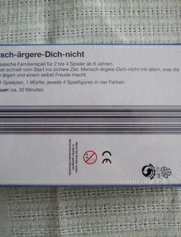 Blatz-Spiel-Mensch ärgere dich nicht,ab 6 Jahre,2-4 Spieler - Linnich