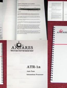 Bedienungsanleitung deutsch für Antares ATR-1a Auto Tune Pitch Intonations /Correction Processor - Schotten