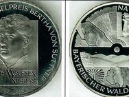 2 x 10 Euro Silbermünzen Deutschland 2005 PP + Flyer - Mönchengladbach