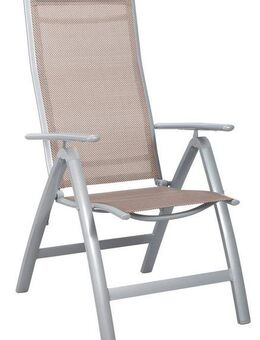MERXX Gartenstuhl Amalfi (Set, 2 St), 2er Set, Alu/Textil, verstellbar