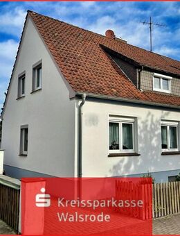 Solide Doppelhaushälfte mit Garage und pflegleichtem Grundstück in zentraler Lage von Walsrode - Walsrode