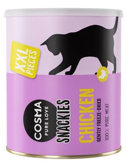 Sparpaket Cosma Snackies XXL Maxi Tube - 3 x Hühnchen (600 g)