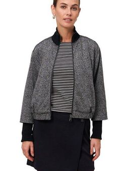 Zero Jackenblazer zero Damen Jacke Fischgrät mit Stehkragen weiteres Detail