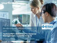 Technische*r Redakteur*in Material Management / S2000M (w/m/d) - Wilhelmshaven