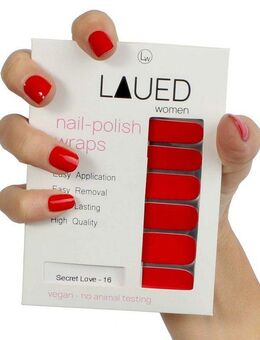 Vargu Nageldesign Zubehör solid red, aus zertifizierter Produktion (SGS / SEDEX) und Material (FSC)