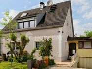 Charmantes Zweifamilienhaus mit 7 Zimmern, Kamin, Garage und schön angelegtem Garten in Karlsfeld - Karlsfeld