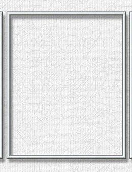 Schipper Bilderrahmen Malen nach Zahlen, Triptychon 80x50 cm, silberfarben, (Set), Made in Germany