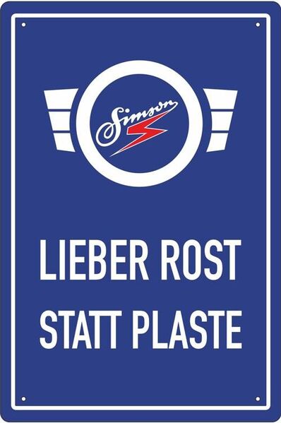 Lustiges Simson lieber Rost statt Plaste - Berlin