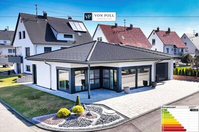 Effizient wohnen - stilvoll leben: Bungalow mit Top-Energiewerten in 72469 Meßstetten