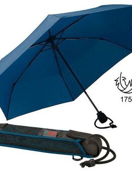 EuroSCHIRM® Taschenregenschirm light trek® ultra, marine, besonders leicht, kompakte Größe