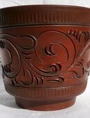 70er Jahre Umtopf mit Blumenmotiven in 57572