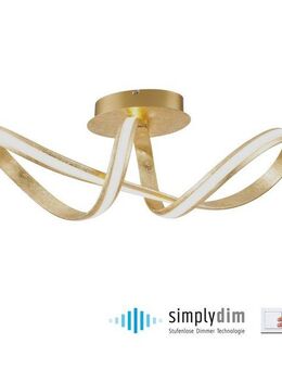 Paul Neuhaus Deckenleuchte MELINDA, Memory, nach Trennung vom Netz, LED fest integriert, Warmweiß, LED, dimmbar, Simply Dim, Memory, nach Trennung vom Netz