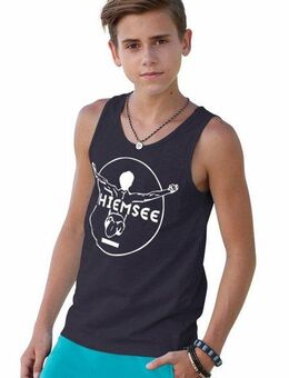 Chiemsee Tanktop BASIC mit Logodruck-Druck in Kontrast