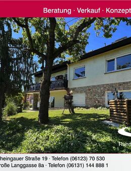 Großzügiges Einfamilienhaus mit Einliegerwohnung und Traum-Blick in 1-A-Feldrandlage - Gau-Bischofsheim