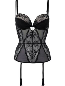 LASCANA Corsage mit Push-up und mit Strasssteinen, sexy Dessous, Reizwäsche