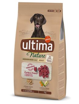 2 kg gratis! 7 kg / 12 kg / 14 kg / 18 kg Ultima - 7 kg Nature Medium / Maxi Lamm