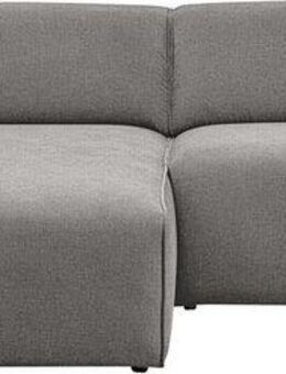 andas Ecksofa Noord mit Kedernaht, Breite 234 cm, L-Form, Cord, Struktur, Webstoff, mit Wellenunterfederung, Massivholzrahmen