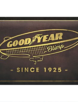 Schönes Goodyear Blimp 1925 Blechschild - Nostalgic-Art 20x30 cm - Hamburg
