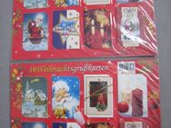 - NEU noch in Folie - 2 x 16 Weihnachtsgrußkarten oder Weihnachtsanhänger mit verschiedenen Motiven - Neuss