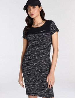 KangaROOS Jerseykleid mit trendigem Allover-Druck
