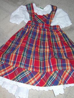 Mädchen Schürtzen Kleid+ weisse Bluse 104, Loki - Hamburg