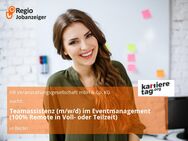 Teamassistenz (m/w/d) im Eventmanagement (100% Remote in Voll- oder Teilzeit) - Berlin