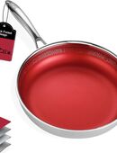 Fixline Bratpfanne Ø28cm Antihaftbeschichtung rot in 75217