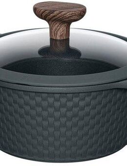 RESTO Kitchenware Bratentopf Ran, Kochtopf antihaftbeschichtet und spülmaschinenfest, Aluminiumguss (2-tlg), Geeignet für alle Herdarten, auch Induktion, im Geschenkkarton