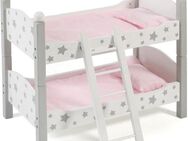 CHIC2000 Puppenbett Stars Grau, auch als zwei Einzelbetten verwendbar