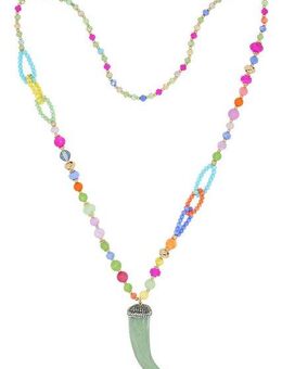 COLLEZIONE ALESSANDRO Lange Kette Boho Bite, Statement Piece in multicolor