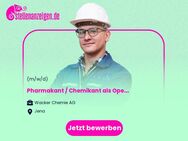 Pharmakant / Chemikant als Operator (w/m/d) in der biotechnologischen Produktion - Jena