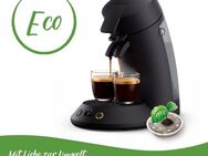 Philips Senseo Kaffeepadmaschine Original Plus ECO CSA210/22, mit zwei Kaffee-Einstellungen, aus 80% rec. Plastik, inkl. Gratis-Zugabe (Wert 5 € UVP)