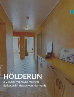 HÖLDERLIN - 3-Zimmer-Wohnung mit zwei Balkonen im Herzen von Murrhardt - Murrhardt
