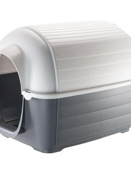 Ferplast Hundehütte Kenny - Größe 07: B 80 x T 111,6 x H 80 cm