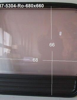Bürstner Wohnwagenfenster ca 68 x 66 gebraucht (Roxite 80 D401 53 - Schotten Zentrum
