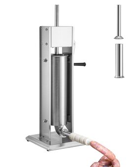 7L Wurstfüller – Vertikale Wurstmaschine mit 4 Düsen Set3452 - Wuppertal