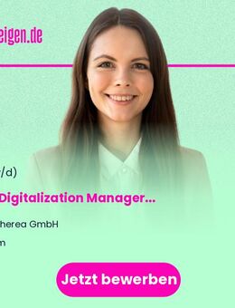 IT & Digitalization Manager (m/w/d/x) - Ulm