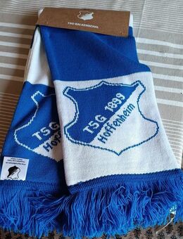 TSG HOFFENHEIM - BALKENSCHAL - Blau-Weiß ca. 145 cm X 17 cm + TSG SCHLÜSSELANHÄNGER - Oberderdingen