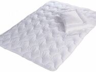 Jekatex Kinderbettdecke + Kopfkissen Kids, 2-tlg, strapazierfähig und pflegeleicht, Füllung: 100% Polyester Hohlfaser, Bezug: 100% Polyester, Decke mit Kissen, besonders kuschelig und leicht