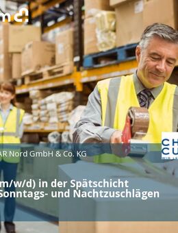 Verlader (m/w/d) in der Spätschicht inklusive Sonntags- und Nachtzuschlägen - Kiel