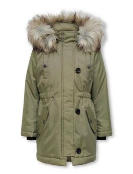 KIDS ONLY Winterjacke KOGIRIS FUR PARKA OTW mit elastischem Taillengummi