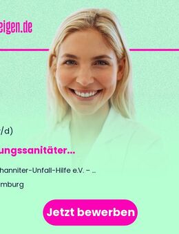 Rettungssanitäter (m/w/d) - Hamburg
