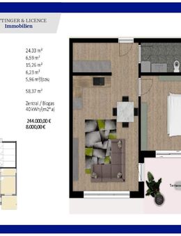 Neubau trifft Wohlfühlatmosphäre - stilvolle 2-Zimmer-Wohnung mit sonniger Terrasse in Marktredwitz - Marktredwitz