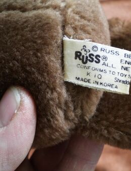 Russ,Korea-Plüsch-Teddy,ca. 21 cm - Linnich