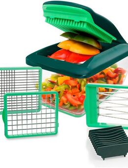 Genius Gemüseschneider Nicer Dicer Chef S Premium, 7-telig