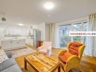 IMMOBERLIN.DE - Sehr sympathisch! Familienfreundliche Wohnung mit Terrasse zum ruhigen Hofgarten - Berlin
