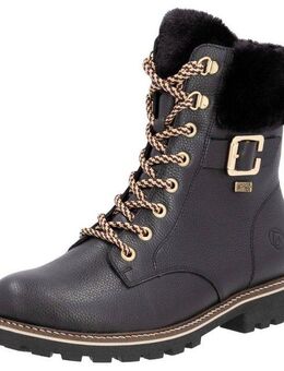 Remonte Elisabeth Hurley-Collection Winterboots, Schnürboots, Outdoorschuh, Schnürstiefelette mit Zierschnalle