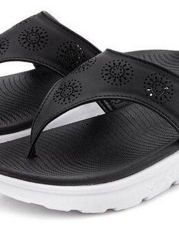 Vivance Zehentrenner Pantolette mit Cut-Out-Muster VEGAN