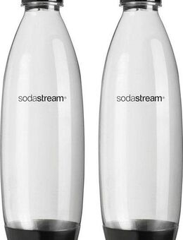 SodaStream Wassersprudler Flasche DuoPack Fuse, (Set, 2-tlg), Kunststoff,Ersatzflaschen für SodaStream Wassersprudler + PET-Flaschen