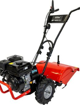 Güde Benzinmotorhacke Gartenfräse GF 420-4.1, 48 cm Arbeitsbreite, zum Einarbeiten von Mulch, Torf, Sand, Dünger oder Kompost
